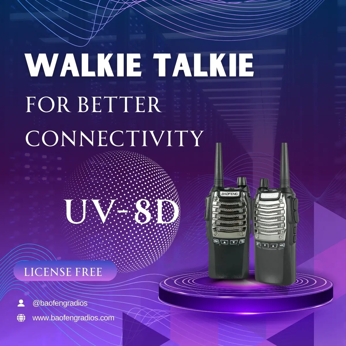 Baofeng UV-8D (Pack of 1)