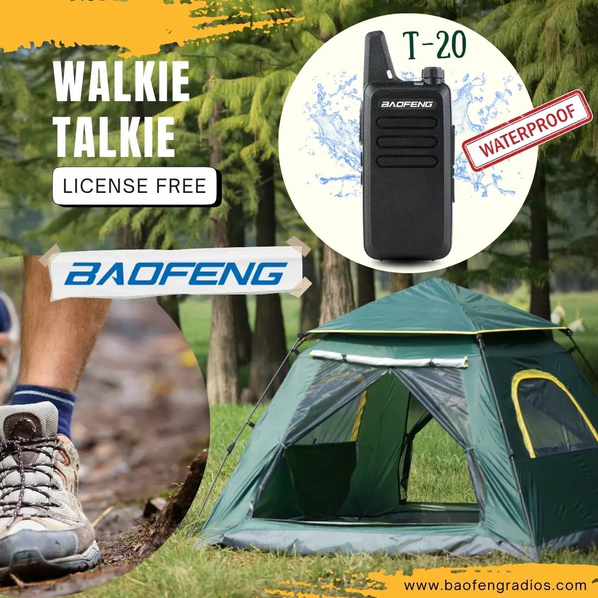 Baofeng BF-T20 (pack of 3)