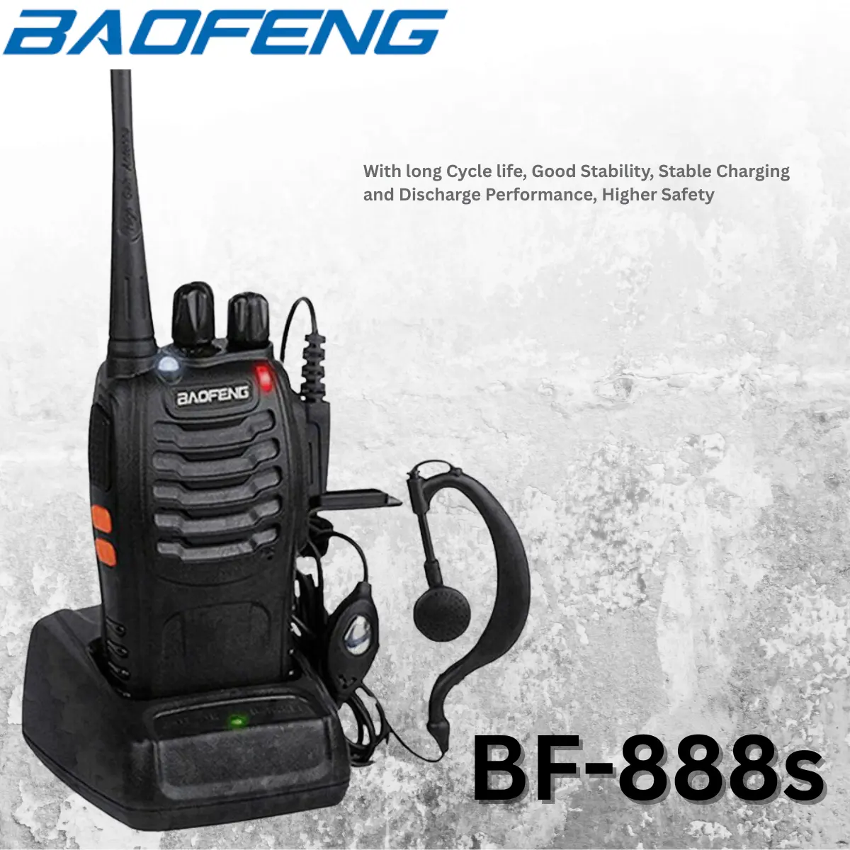 BAOFENG BF-888S licensed Walkie Talkie (Pack of 10)