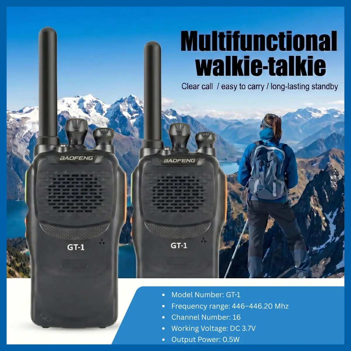 Baofeng GT -1 (Pack of 4)