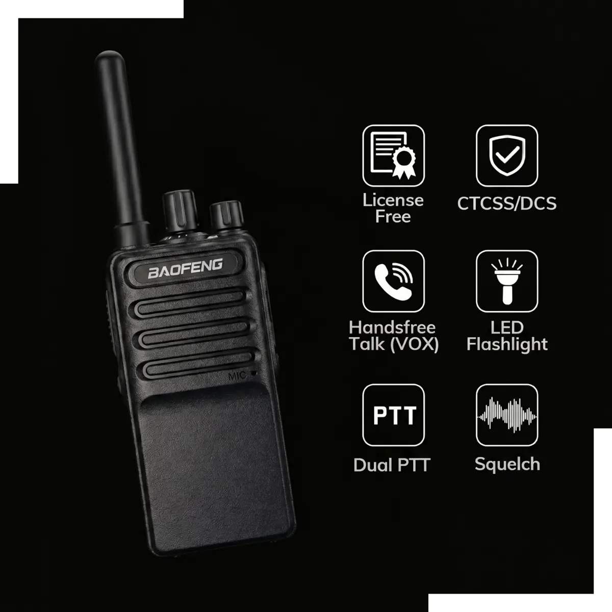Baofeng BF-C2 (Pack of 3)