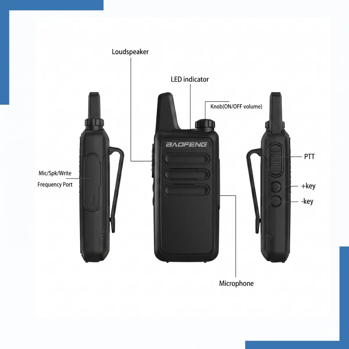 Baofeng T-7 (Pack of 1)