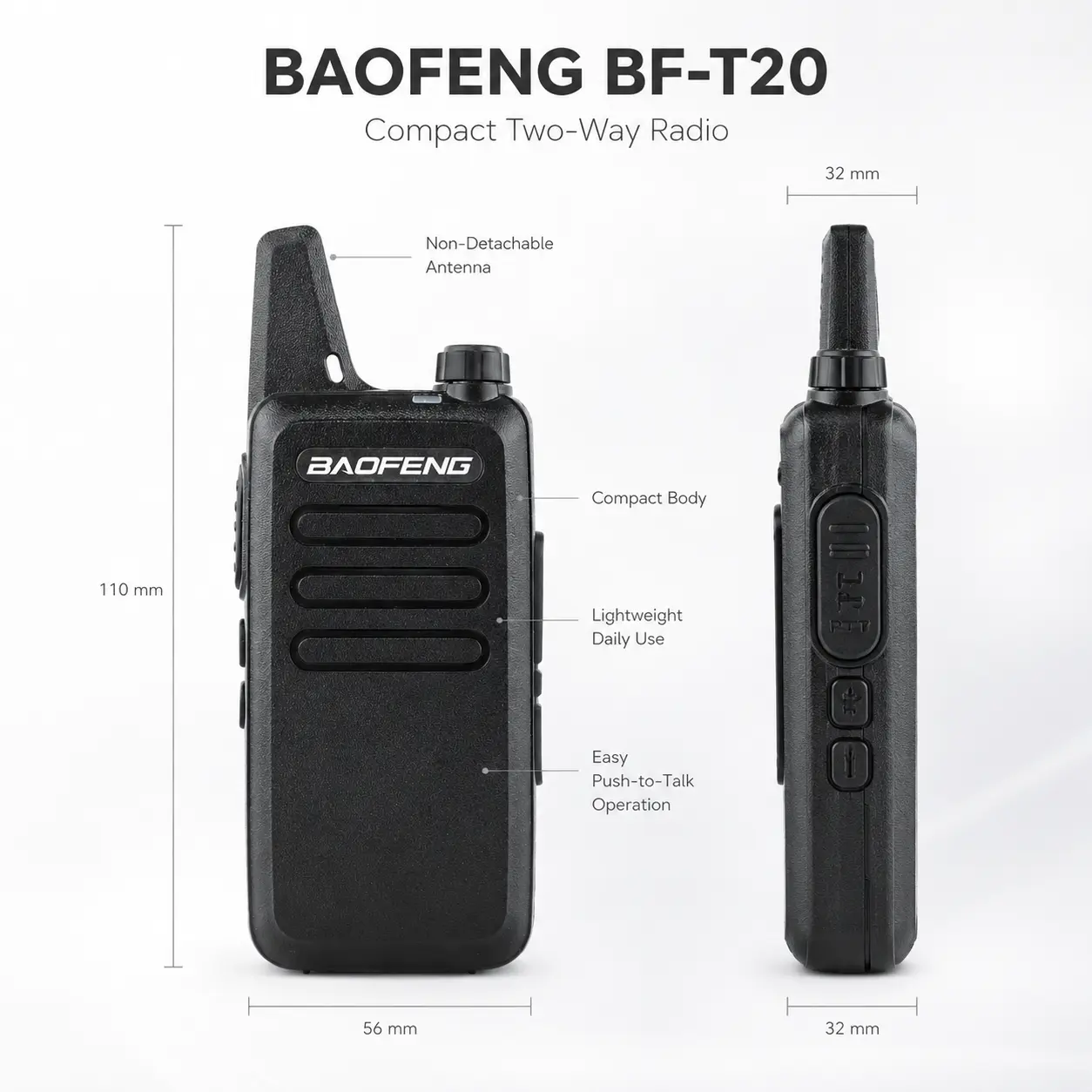 Baofeng BF-T20 (pack of 2)