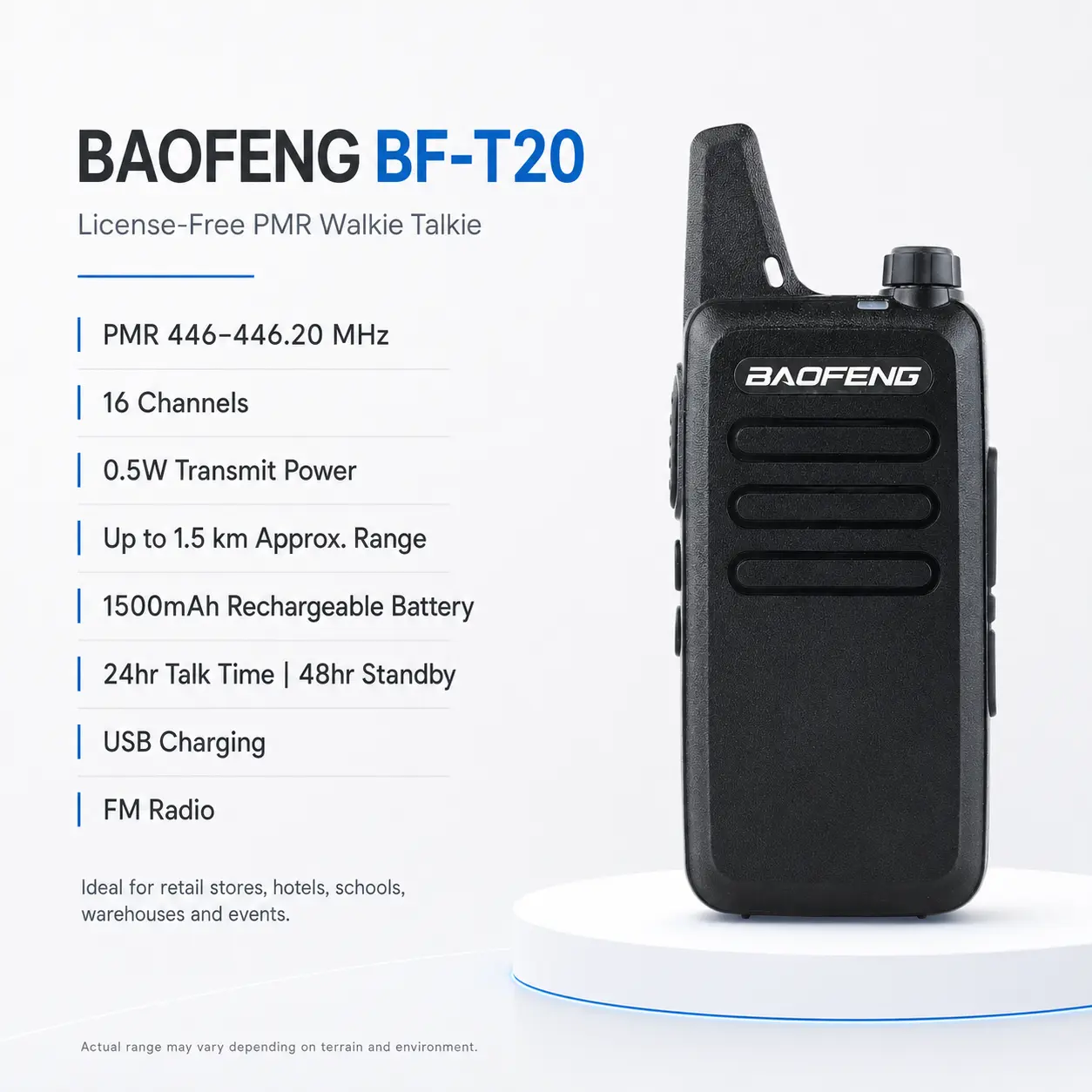 Baofeng BF-T20 (pack of 3)