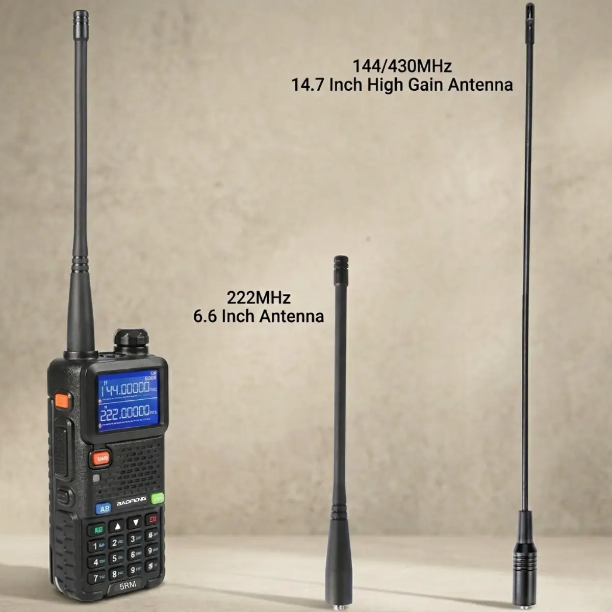 BAOFENG UV-5RM Multi-Band Two-Way Radio (Pack of 3)
