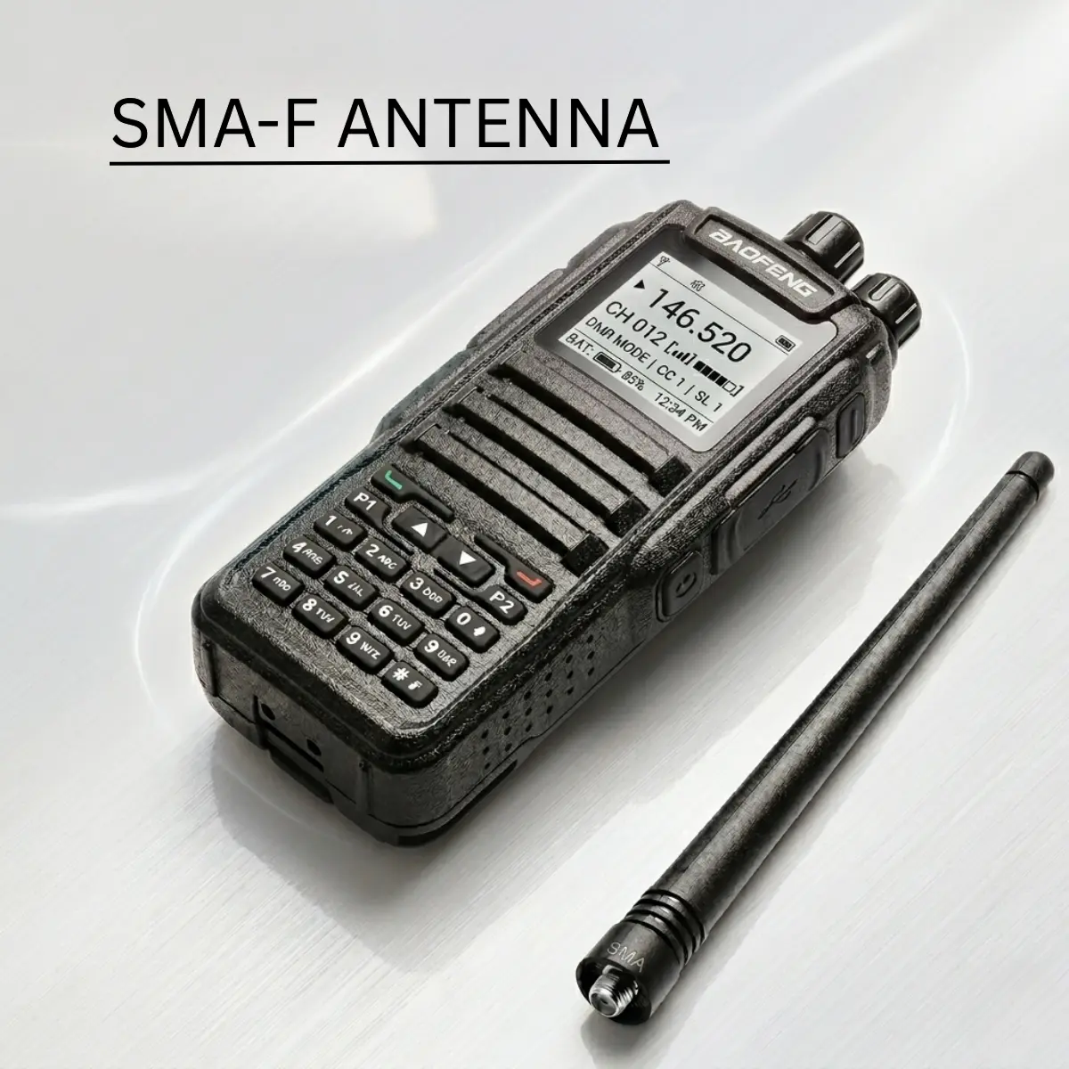 Baofeng DM-1701 Dual Band DMR Radio | Analog & Digital Handheld Transceiver (Pack of 4)
