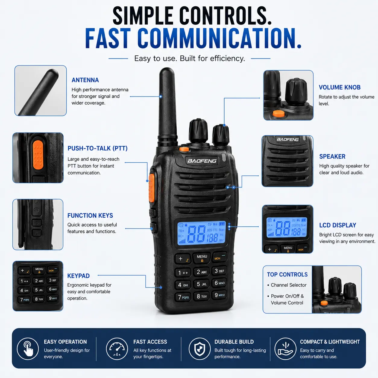 BAOFENG BF-88ST (Pack of 2)