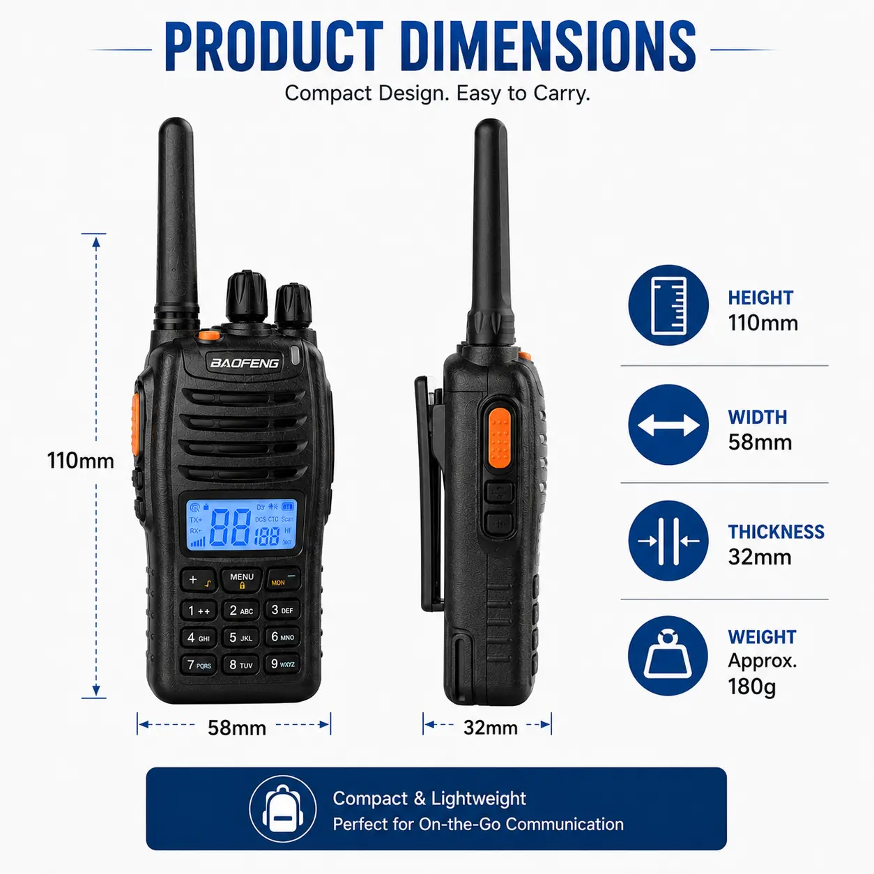 BAOFENG BF-88ST (Pack of 1)