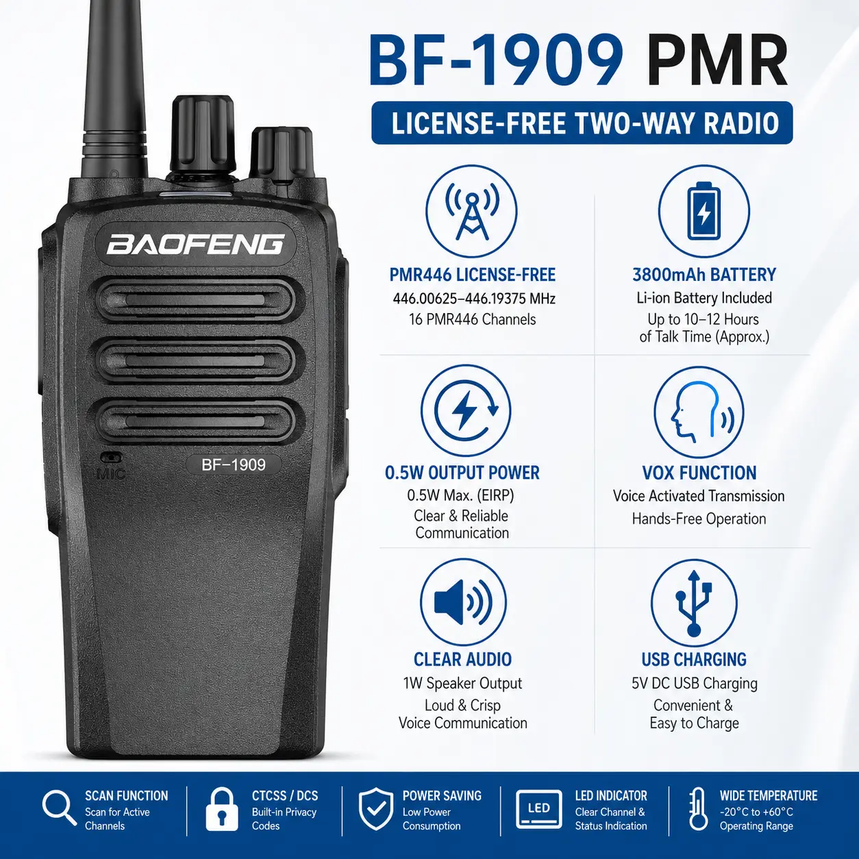 BAOFENG BF-1909 (Pack of 1)