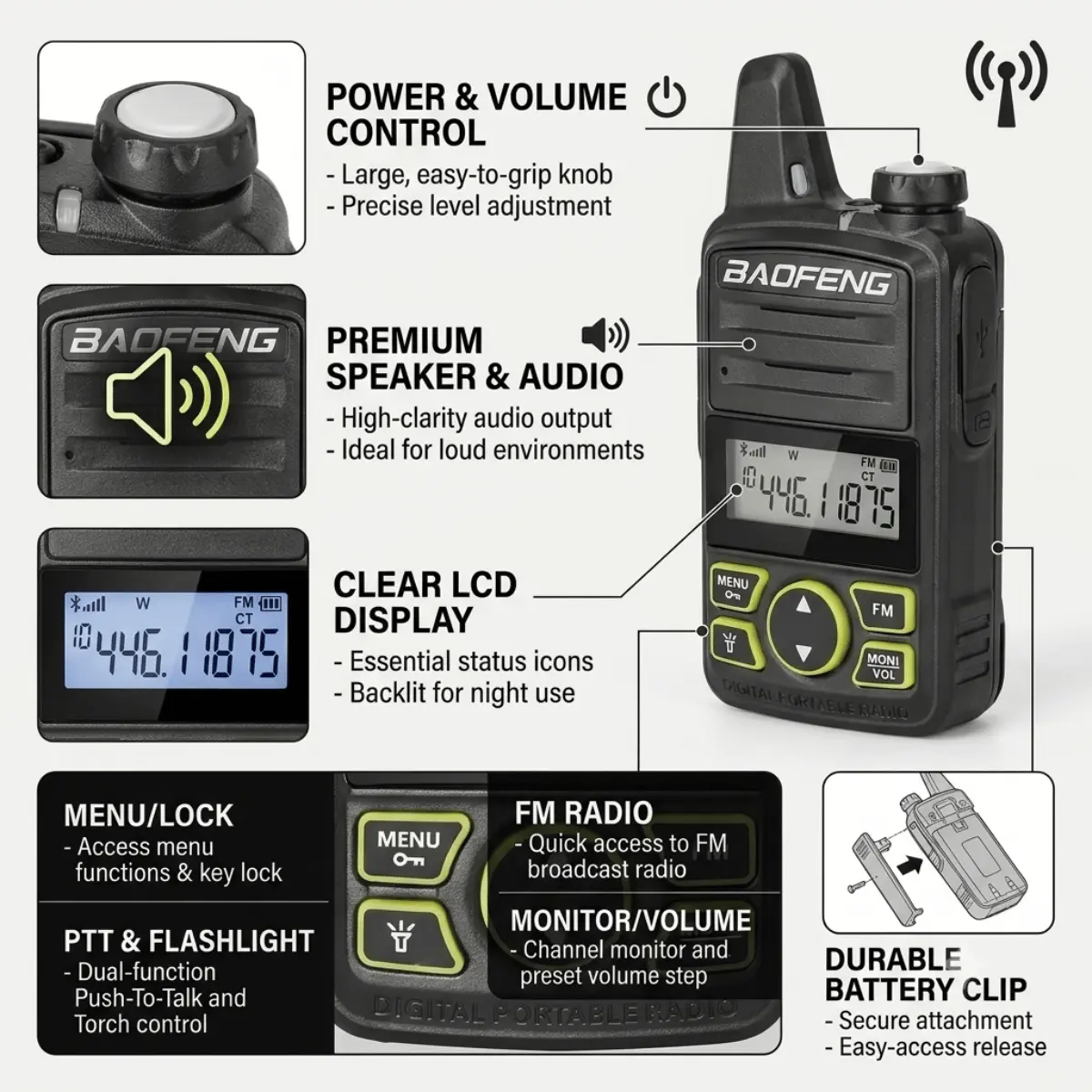Baofeng T-1 (pack of 2)