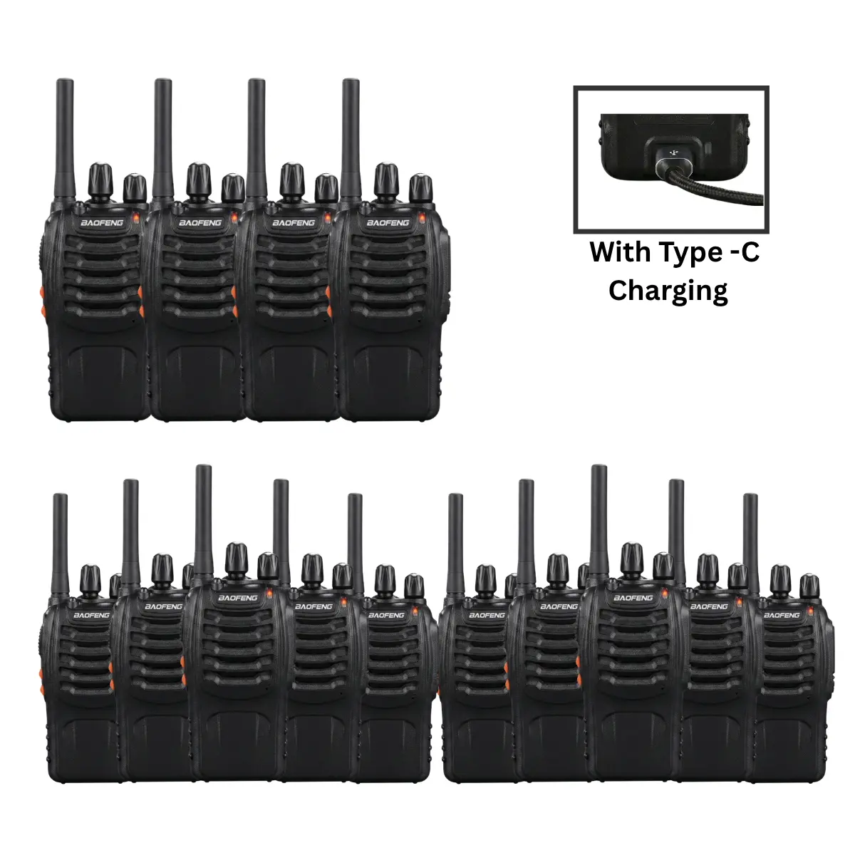 BF-888S C-Type (Pack of 5) | Baofeng | Baofeng