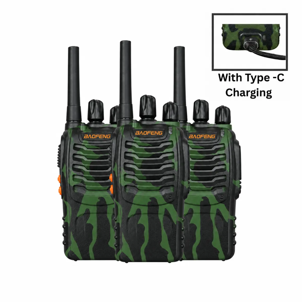 Baofeng BF-888S C-Type Limited Edition Camouflage Walkie Talkie