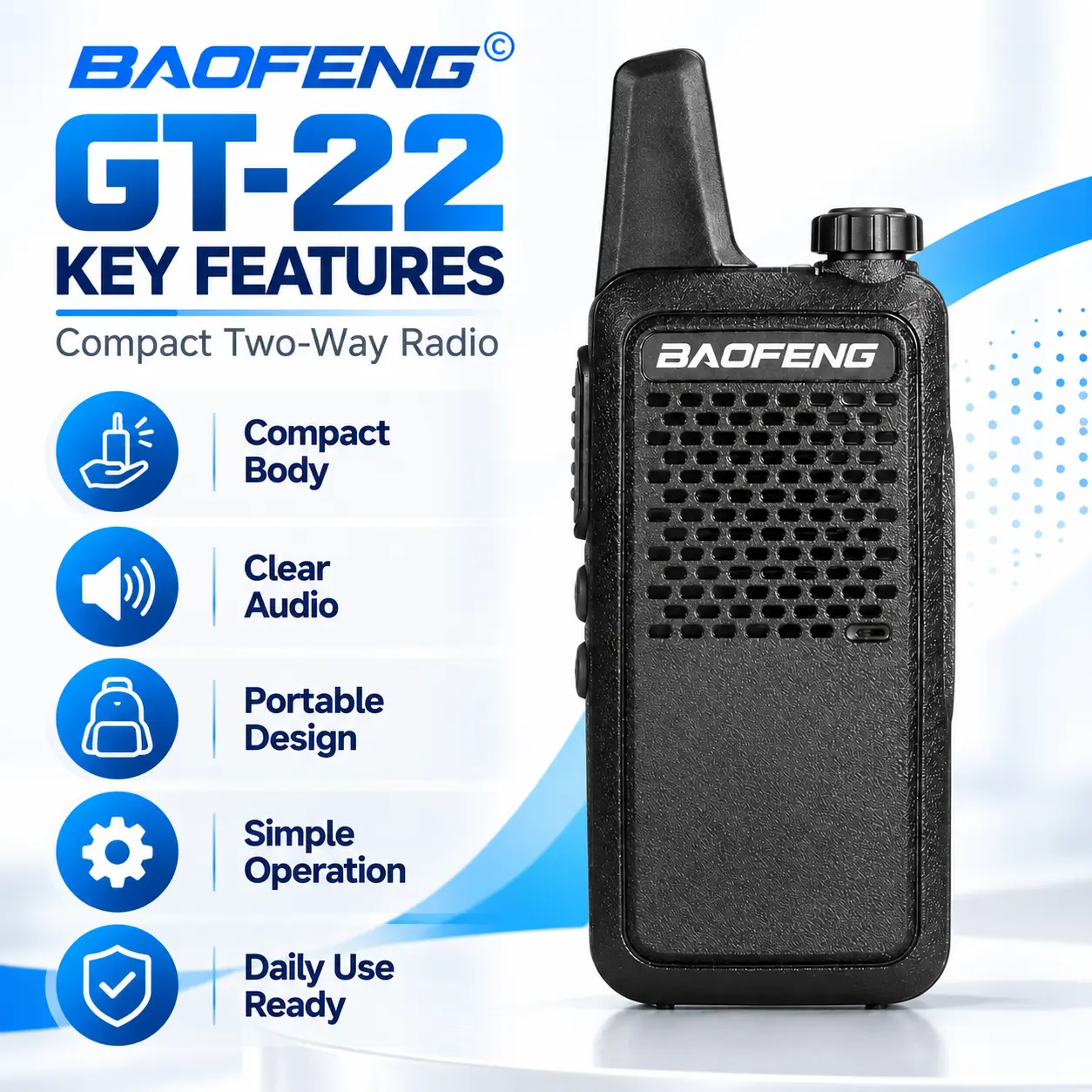 Baofeng GT-22 (Pack of 3)