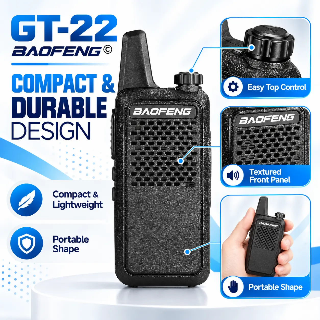 Baofeng GT-22 (Pack of 4)