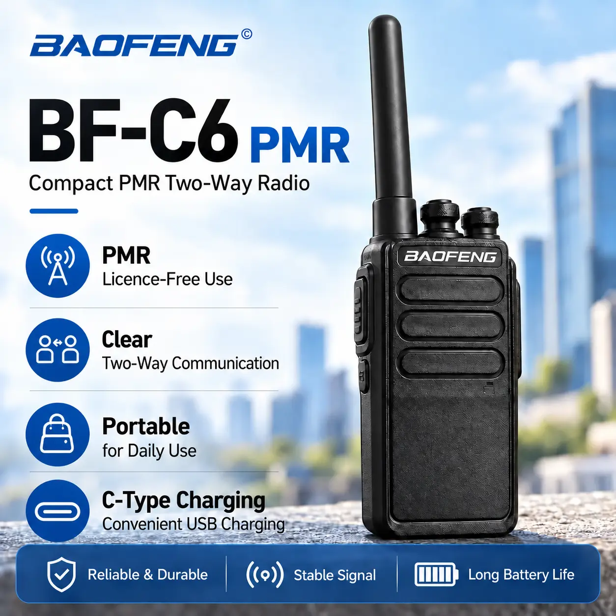 BAOFENG BF-C6 (Pack of 2)